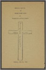 Memorial service of Medgar Wiley Evers at Tabernacle Baptist Church, Sunday, June 23, 1963, Rev. N. T. Young Sr.