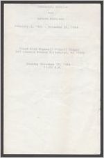 Homegoing service for Lenere Hankinson, February 2, 1904-November 25, 1994, Floyd Alex Hopewell Funeral Chapel, 907 Lincoln Avenue Pittsburgh, Pa 15206, Tuesday, November 29, 1994, 11:00 a.m.