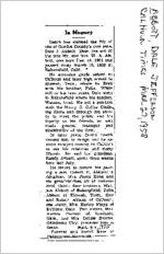 Newspaper clipping about Dale Jefferson Abbott published March 27, 1958