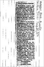 Newspaper clipping about Mack Alonzo Andrews published July 28, 1976