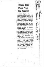 Newspaper clipping about James Bagley published January 19, 1977