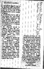 Newspaper clipping about Thurman D. Bagwell published August 18, 1976