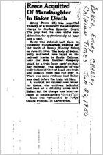 Newspaper clipping about Emory Charley Baker published June 22, 1950