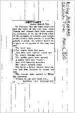 Newspaper clipping about Aubramae Bishop published March 16, 1922