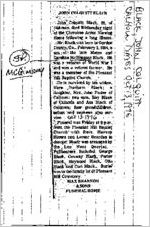 Newspaper clipping about John Colquitt Black published October 13, 1976