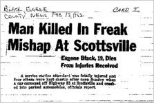 Newspaper clipping about Eugene Black published February 13, 1962