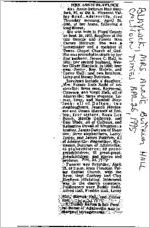 Newspaper clipping about Annie Buttrum Hall Blaylock published April 26, 1995