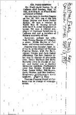 Newspaper clipping about Ford Ray Boston published September 13, 1995