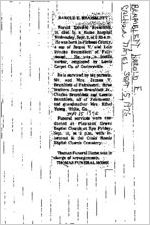 Newspaper clipping about Harold E. Bramblett published September 15, 1976