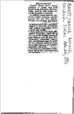 Newspaper clipping about Camile Nichole Brett published April 26, 1995