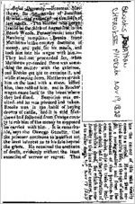 Newspaper clipping about Jonathan Brooks published November 19, 1828