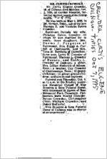 Newspaper clipping about Curtis Eugene Crowder published October 7, 1995