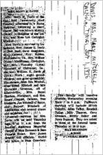 Newspaper clipping about Mary Mitchell Davis published September 1, 1976