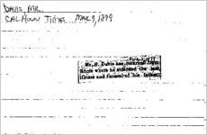 Newspaper clipping about the Davis family published March 9, 1899