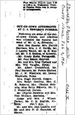 Newspaper clipping about Chester Allen Edwards published February 2, 1950