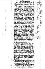 Newspaper clipping about Ray Richard Fain published November 10, 1995