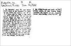 Newspaper clipping about W. J. H. Fuquea published June 12, 1924