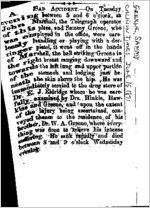Newspaper clipping about Sammy Greene published June 15, 1871