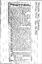 Newspaper clipping about Florence Groover published June 22, 1922