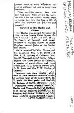 Newspaper clipping about Bedford McKinney Harlan published February 26, 1925