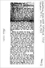 Newspaper clipping about Margaret Catherine Light Henderson published December 20, 1923