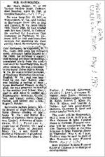 Newspaper clipping about Max Holder published May 3, 1995
