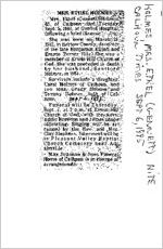 Newspaper clipping about Ethel Hite Holmes published September 6, 1995