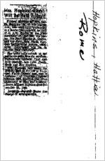 Newspaper clipping about Hattie Hopkins