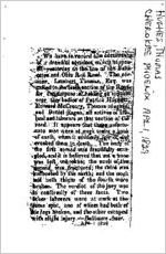 Newspaper clipping about Thomas Hughes published April 1, 1829
