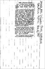 Newspaper clipping about Lillian Osborne Ingle published August 2, 1995