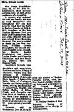 Newspaper clipping about Susie Pack Brookshire Isom published December 15, 2004