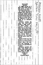 Newspaper clipping about Ralph Johnson published May 31, 1981
