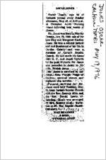 Newspaper clipping about Oscar Jones published May 19, 1976