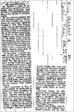 Newspaper clipping about Herbert A. King published April 22, 1995