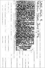Newspaper clipping about Ollie B. Lane published July 14, 1976