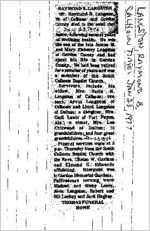 Newspaper clipping about Raymond B. Langston published January 23, 1977