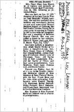 Newspaper clipping about Pearl Mary Lou Lawman Moore published August 26, 1995