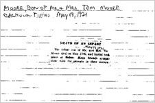 Newspaper clipping aboutMoorepublished May 19, 1921