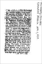 Newspaper clipping about Edward Mccreary published April 1, 1829