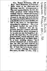 Newspaper clipping about Eunice Nickerson published April 1, 1829