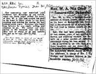 Newspaper clipping about W. A. Nix published June 21, 1923