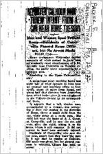Newspaper clipping about E. A. Parker published February 22, 1922