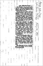 Newspaper clipping about Newton Pass published May 10, 1995