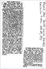 Newspaper clipping about Janet Louise Rhodes Payne published April 29, 1995
