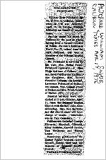 Newspaper clipping about William Clyde Pritchard published April 14, 1976