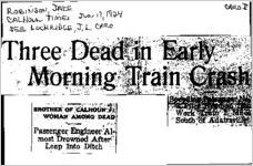 Newspaper clipping about Jake Robinson published June 19, 1924