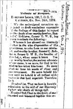 Newspaper clipping about Samuel C. Robinson published December 2, 1876