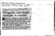 Newspaper clipping about Tony Dewayne Rogers published September 2, 1995