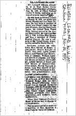 Newspaper clipping about Leonard William Silvers published August 30, 1995