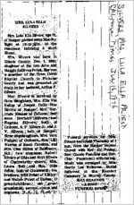 Newspaper clipping about Lula Ella Priest Silvers published June 16, 1976